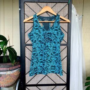 Weekend Active Blue Grey Exercise Top Small